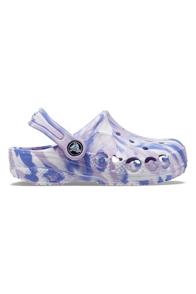 Crocs Saboti Crocs Baya Marbled Clog Kids 32-33 EU - J1 US Mov - Lavender/Multi