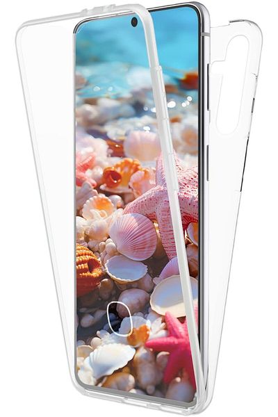 ALC MOBILE 360 Case, compatible with Samsung Galaxy S24 Plus, V2 Transparent front+back