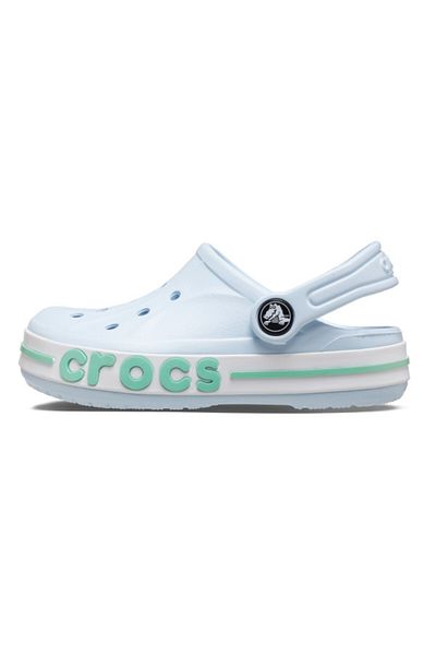 Crocs Saboti Crocs Toddler Bayaband Clog 20-21 EU - C5 US Albastru - Mineral Blue/Pistachio