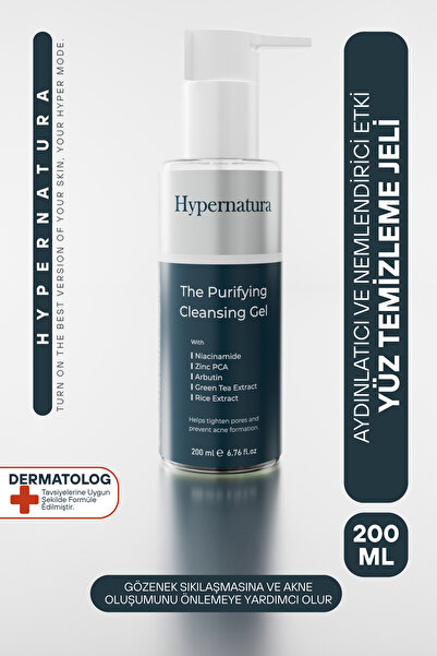 Hypernatura Akne Karşıtı Arındırıcı ve Nemlendirici Gözenek Sıkılaştırıcı Yüz...