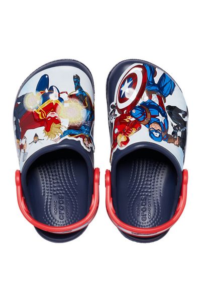 Crocs Saboți Crocs Fun Lab Avengers Patch Clog T 19-20 EU - C4 US Albastru - Navy