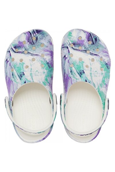 Crocs Saboți Kids' Classic Out of this World II Clog - White/Multi