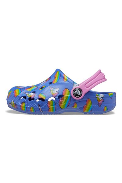 Crocs Saboți Toddler Baya Graphic Clog 23-24 Eu - C7 Us Albastru - Lapis/multi