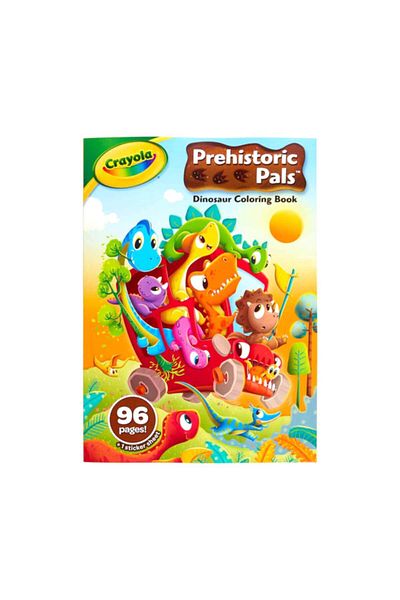 Crayola 96-Pages Prehistoric Pals Dinosaur Coloring Book