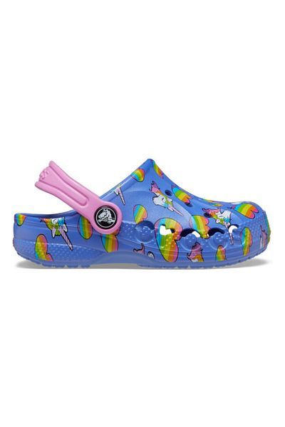 Crocs Saboți Toddler Baya Graphic Clog 23-24 Eu - C7 Us Albastru - Lapis/multi