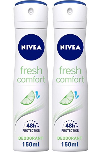 NIVEA Deodorant Spray for Women, Fresh Comfort, 2x150ml