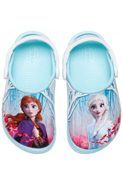 Crocs Fun Lab Ol Disney Frozen 2 Clogs 34-35 EU - J3 US Light Blue - Ice Blue