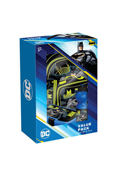 Marvel 5-Piece Batman School Trolley Backpack Set