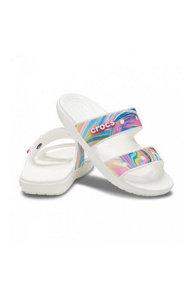 Crocs Classic Crocs Out of this World Sandal Slippers 41-42 EU - M8/W10 US Multicolor - Multi/White