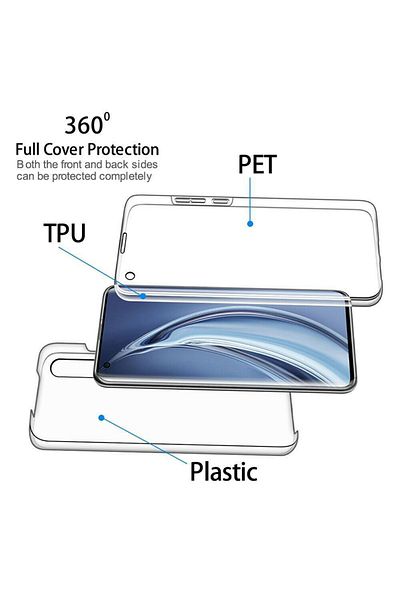 ALC MOBILE 360 case compatible with IPhone 13 (front - back) Transparent - ALC®