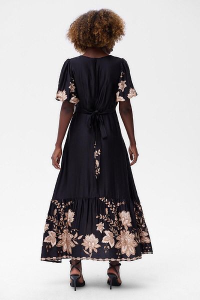 Blue Shadow Dress Ursula Black