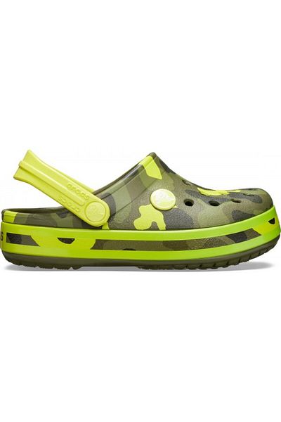 Crocs Crocband Multi-graphic Clog 24-25 Eu - C8 Us Yellow - Citrus