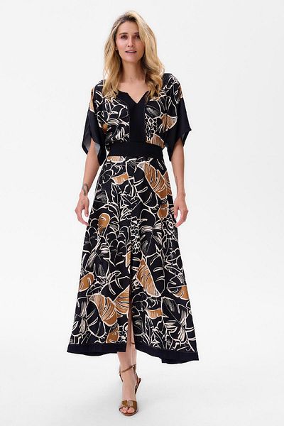 Blue Shadow Fumi Black Dress