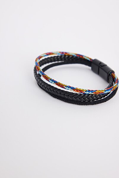 Tudors Erkek Hakiki Deri Bileklik