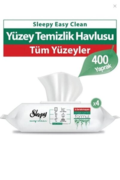 Sleepy Easy Clean Yüzey Temizlik Havlusu 400 Yaprak