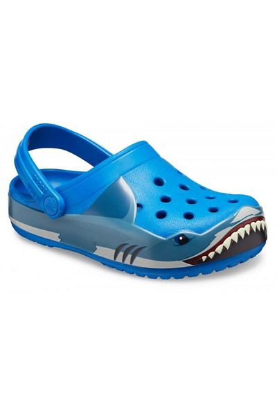 Crocs Saboți Crocs Fun Lab Shark Band Clog 20-21 EU - C5 US Albastru - Bright Cobalt