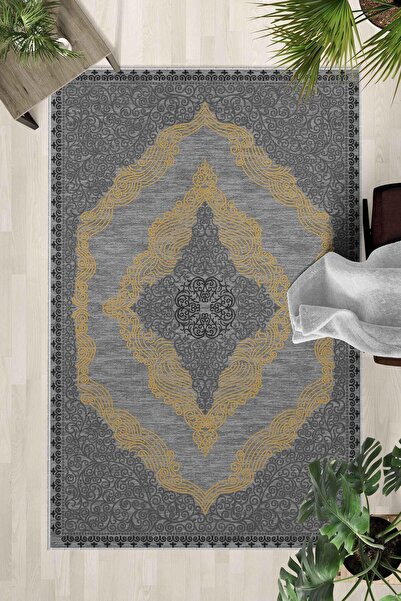 Monnhein Covor lavabil cu bază anti-alunecare – Covor modern cu imprimare dig...