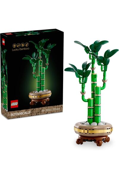 LEGO Botanicals Lucky Bamboo (10344) – Adult Building Set – Home & Office Decor