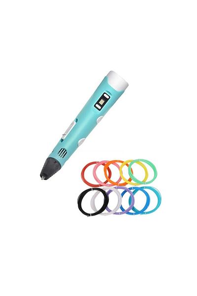 dalimag Set Creion Painting Pen pentru Desenat Obiecte 3D cu 50 m filament inclus, 1.75 mm, temperatura 230C