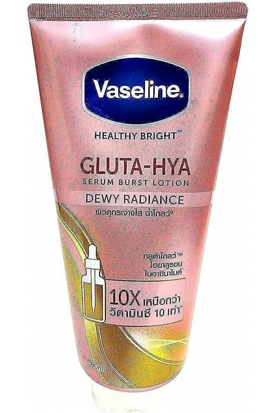 Vaseline Healthy Bright Gluta-Hya Serum Burst Lotion Dewy Radiance, 330 Ml, Pack on 1