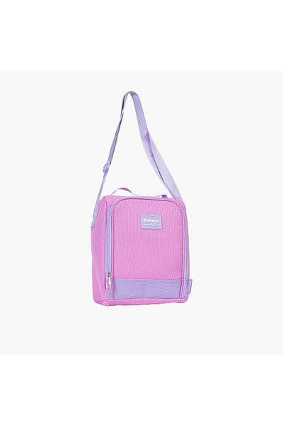 Pause Colourblock Insulated Lunch Bag with Zip Closure