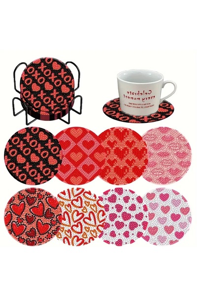 BGA ELMAS BOYAMA BARDAK ALTLIĞI SETİ