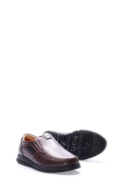 Ayakkabıhane Genuine Leather Inside and Out Brown Men's Casual Daily Shoes Ah0895113162613