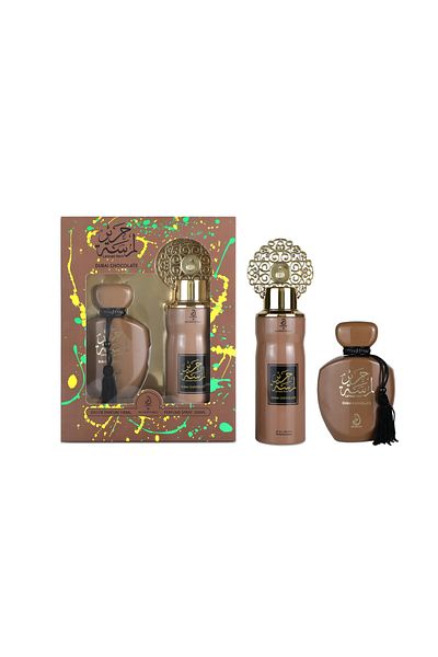 Arabiyat Prestige Eau de Parfum Arabiyat Prestige Lamsat Harir Dubai Chocolate + Deodorant, Unisex, 100 ml (copy)