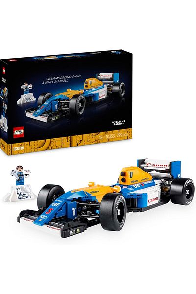LEGO LEGO Icons Williams Racing FW14B & Nigel Mansell - F1 Car Model Set for Adults