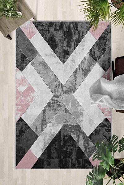 Monnhein Covor lavabil cu bază anti-alunecare – Covor modern cu imprimare dig...