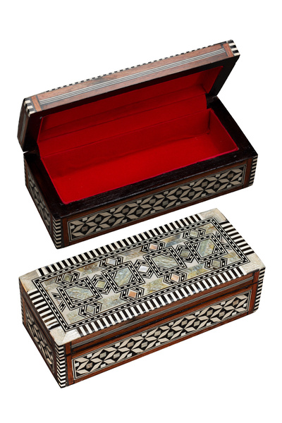 EHİNOS Osmanlı Tasarım Kakmalı Hediye Kutusu 21.5x9.5cm