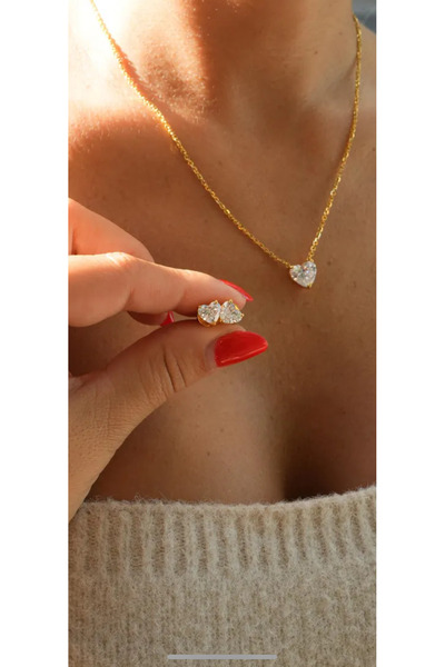 Wind Silver Kalp Set Takım 925 Ayar