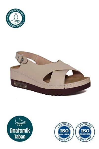 Roy Jones Women's Orthopedic Stylish Comfort Model Anatomical Comfortable Sole Short Heeled Daily Sandals Slippers