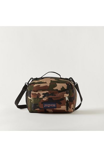 Jansport Camoflauge Print Insulated Lunch Bag with Detachable Strap