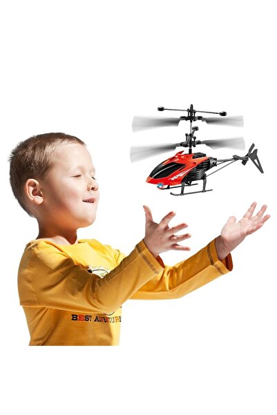 OEM Elicopter cu Telecomanda, Model cu Senzor de Miscare, Lumina LED, Capacitate Baterie 3.7V, Rosu