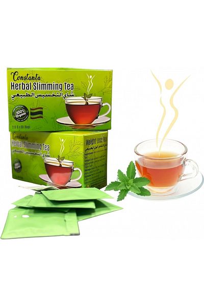 Constanta Herbal Slimming Tea, Combination on Wild Sickle Senna and Green Tea - Pack on 30 Tea Bags