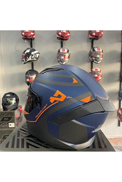 MTS M-910 Full Face Kask BLUE