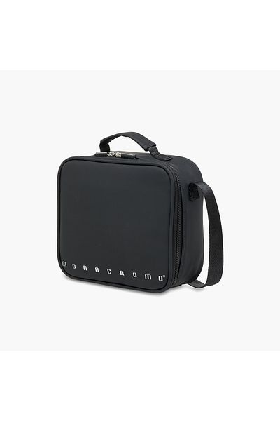 Monocrom Monocromo Solid Lunch Bag with Adjustable Strap and Zip Closure