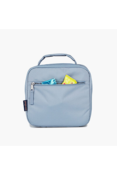 Jansport Solid Insulated Lunch Bag with Handle and Zip Closure