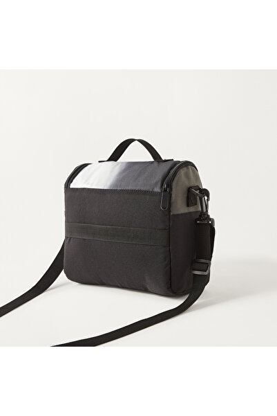 Unique -1 Car Print Lunch Bag with Adjustable Strap and Zip Closure