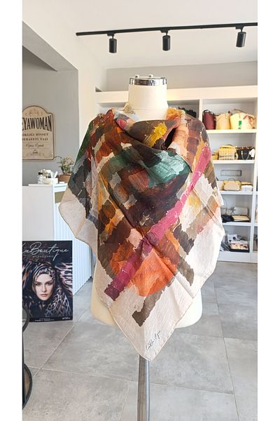 La Boutique Eşarp La Bouti̇que 100% Bamboo Summer Series Scarf