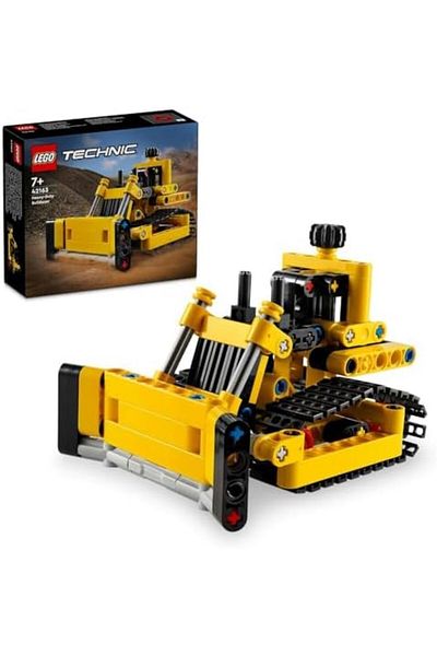 LEGO مجموعة جرافة تكنيك شديدة التحمل، لعبة مركبة بناء للأطفال، أولاد وبنات مع مركبات واقعية