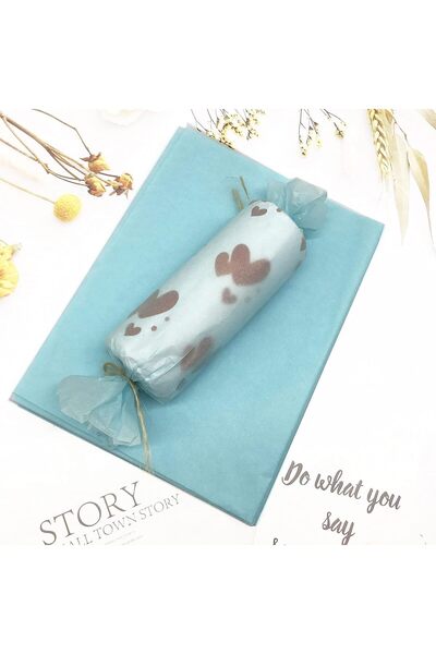 Generic REDDOTGIFT 25 Sheets Light Blue Tissue Paper Gift Wrapping DIY Tissues 50 * 75cm