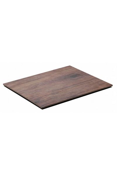 ILSA ILSA rectangular serving tray made of melamine with wood imitation GN 1x2 32.5x26.5x10cm