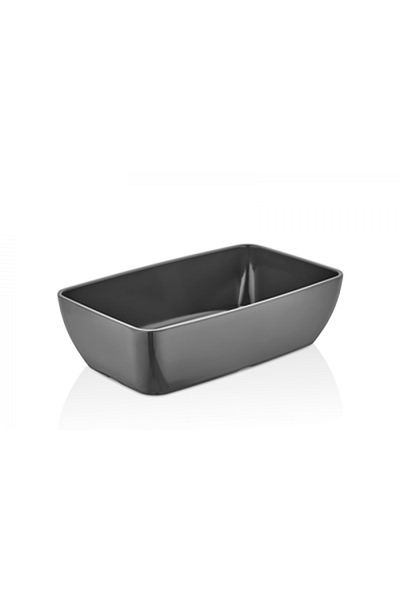 Raki Universal melamine tray GN 1/4 265x162x75mm, RAKI, rectangular, gray