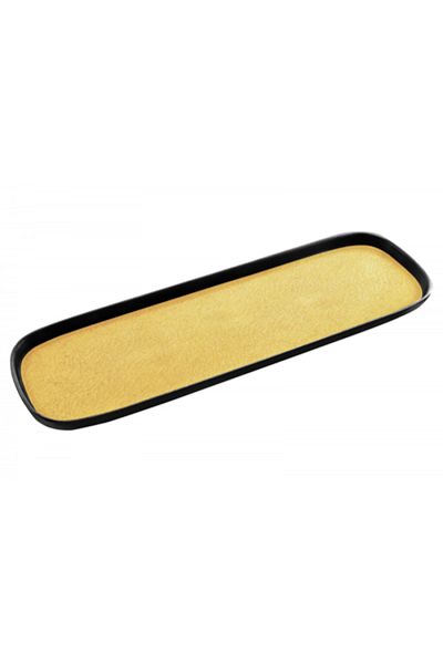 Raki Melamine gastronorm tray RAKI CAPSULE 2/4 53x16.2x2cm yellow