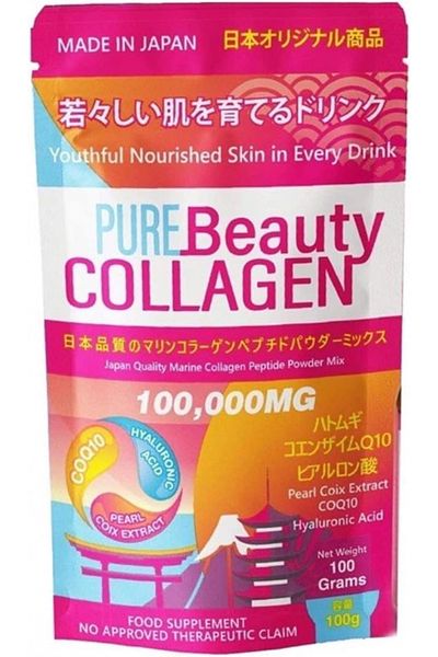 Others Pure Beauty 100,000Mg Collagen Powder Mix 30 Days Supply