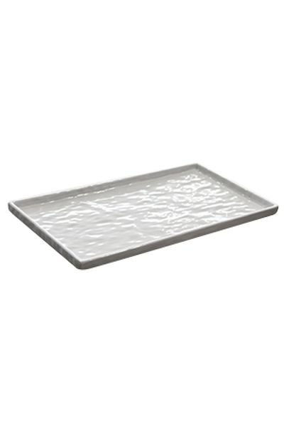 Raki Rectangular melamine serving tray RAKI 32 5x17 7x1cm white