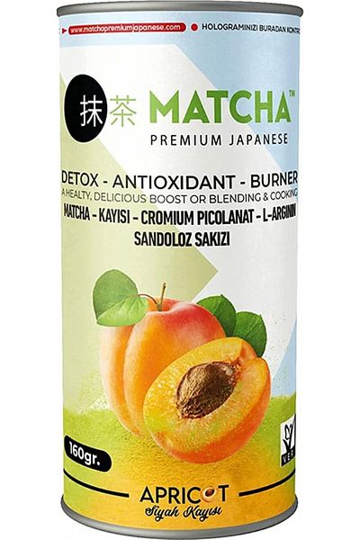 Matcha Premium Japanese Apricot Flavored Matcha form Tea, 20 X 8 gm