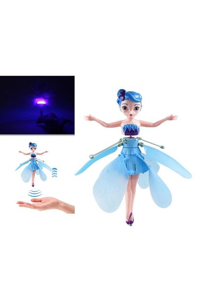 OEM Flying Fairy Toy with Induction Sensor, Manual Control, Blue, 16x5x19cm